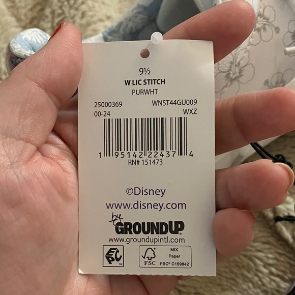 NWT Disney Lilo & Stitch Women's Low-Top Casual Court Sneakers, Size 9.5 - Picture 7 of 7